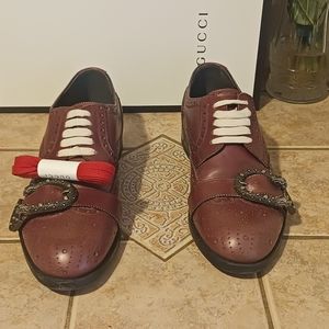 Men gucci oxfords shoes 8.5 Bordeaux